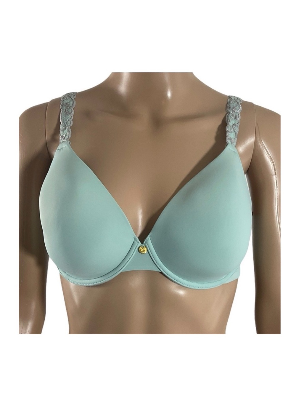 Natori Pure Luxe Bra Dewi Smoky Mint Green size 32DD NWT